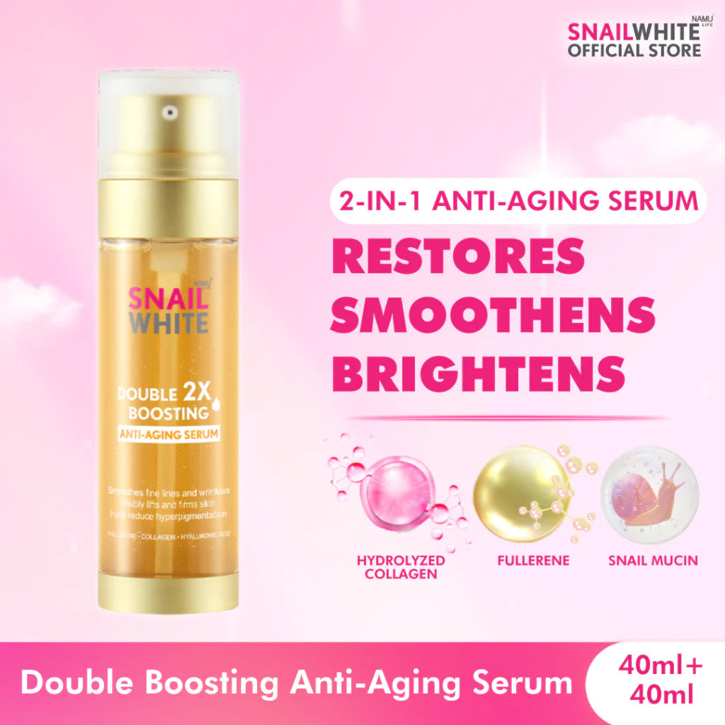 SNAILWHITE Double Boosting Anti-Aging Serum