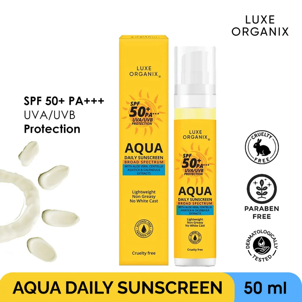 Luxe Organix Aqua Daily Sunscreen SPF 50+