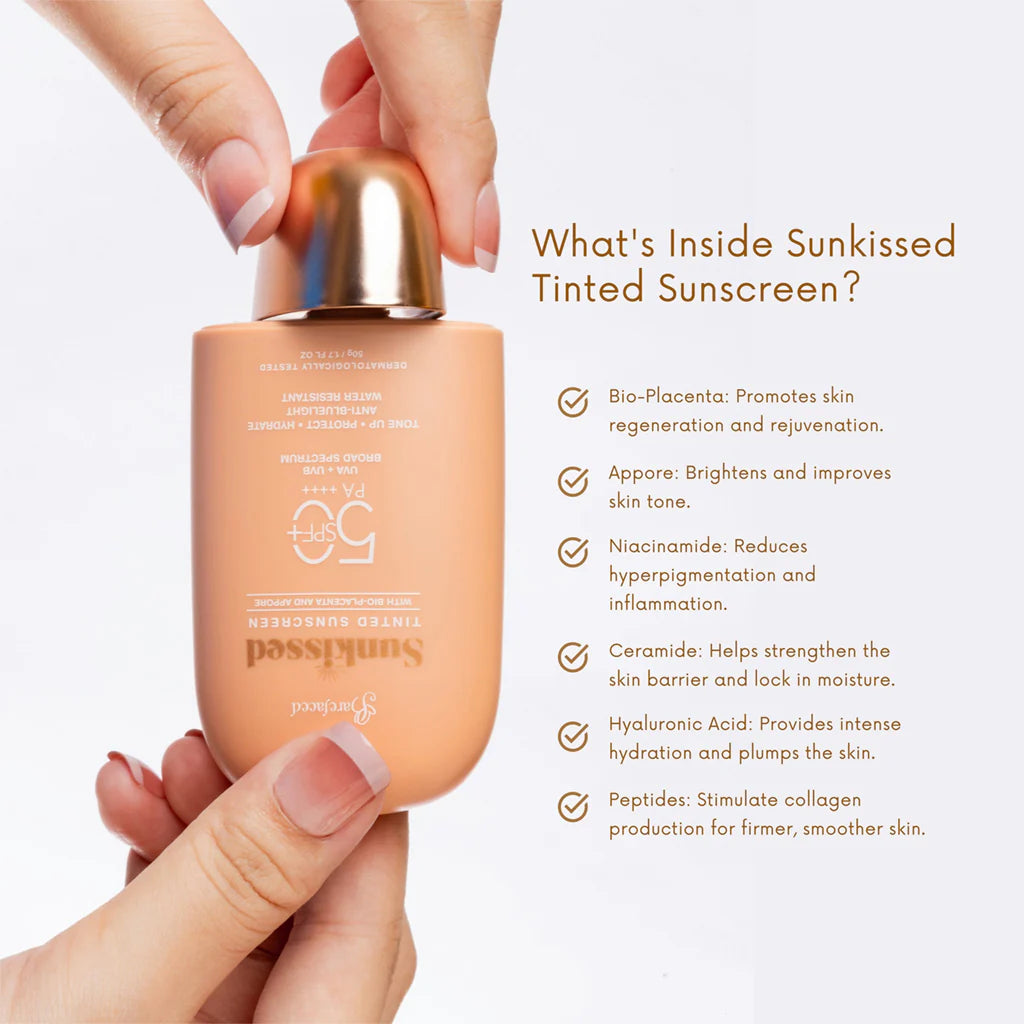 Barefaced Sunkissed Tinted Sunscreen SPF 50 PA ++++ 50g