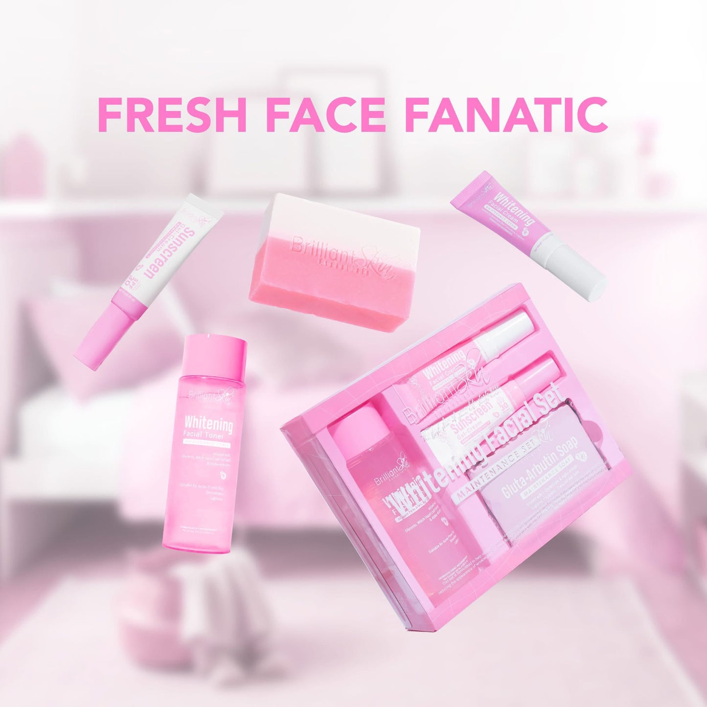 Brilliant Whitening Facial Set Maintenance Set