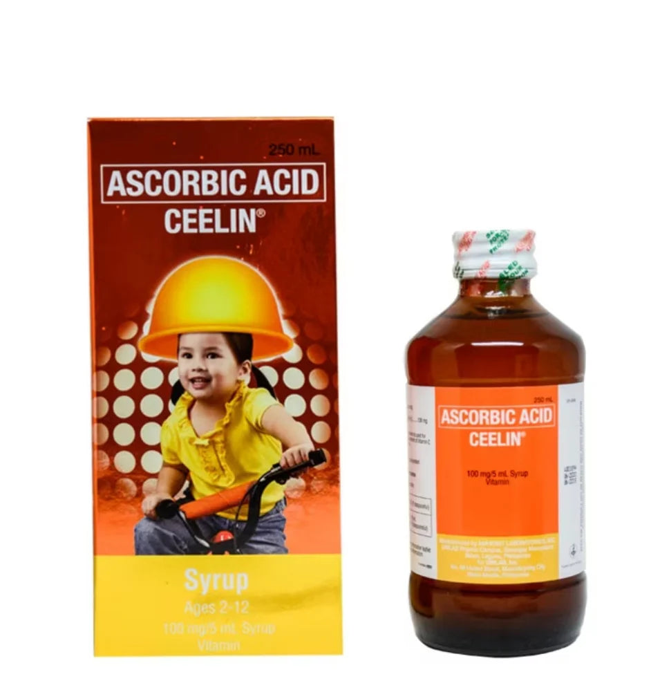 Ceelin Ascorbic Acid Syrup (for 2-12yrs old) - 250ml