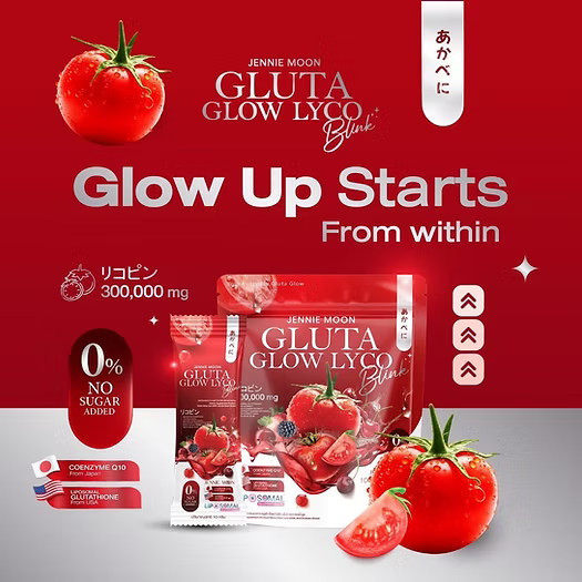 Jennie Moon Gluta Glow Lyco Blink 30 sachets