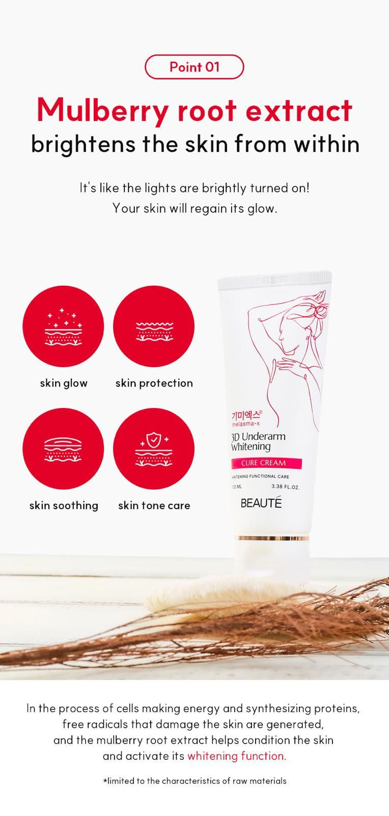 Melasma-X 3D Underarm Whitening Cure Cream 100ml