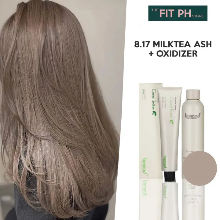 Bremod Hair Color Dye Cream 100ml & Oxidizer 9% (Choose a Color)