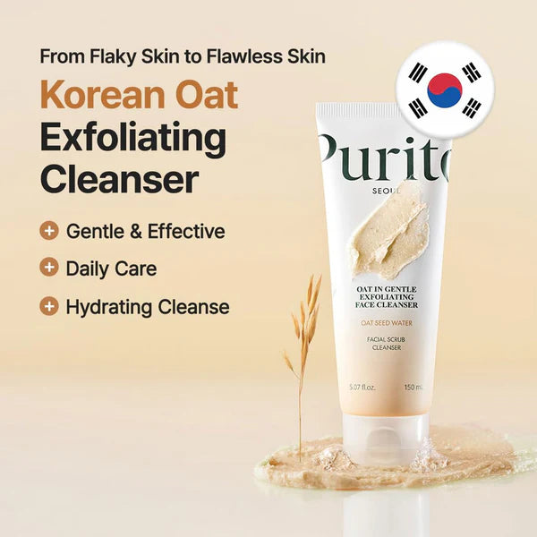 Purito Oat In Gentle Exfoliating Face Cleanser (150ml)
