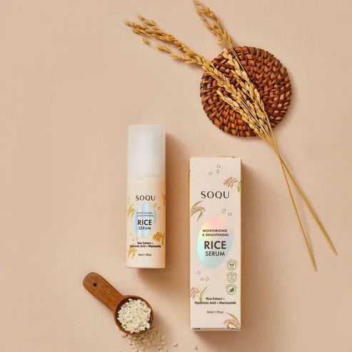 SOQU Moisturising and Brightening Rice Serum