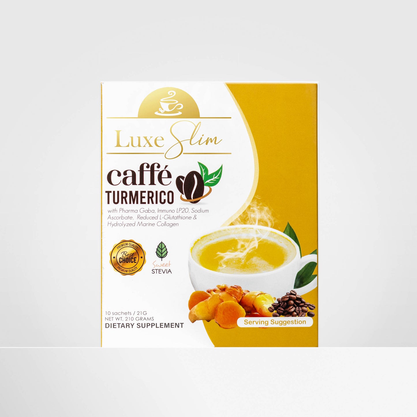 Luxe Slim Caffe Tumerico 210g