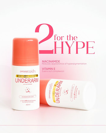 Organic Skin Underarm Power Dry Deo 40ml