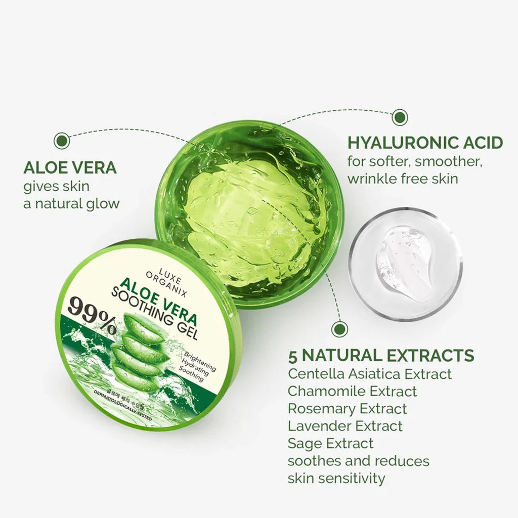 Luxe Organix Aloe Vera Soothing Gel 300ml