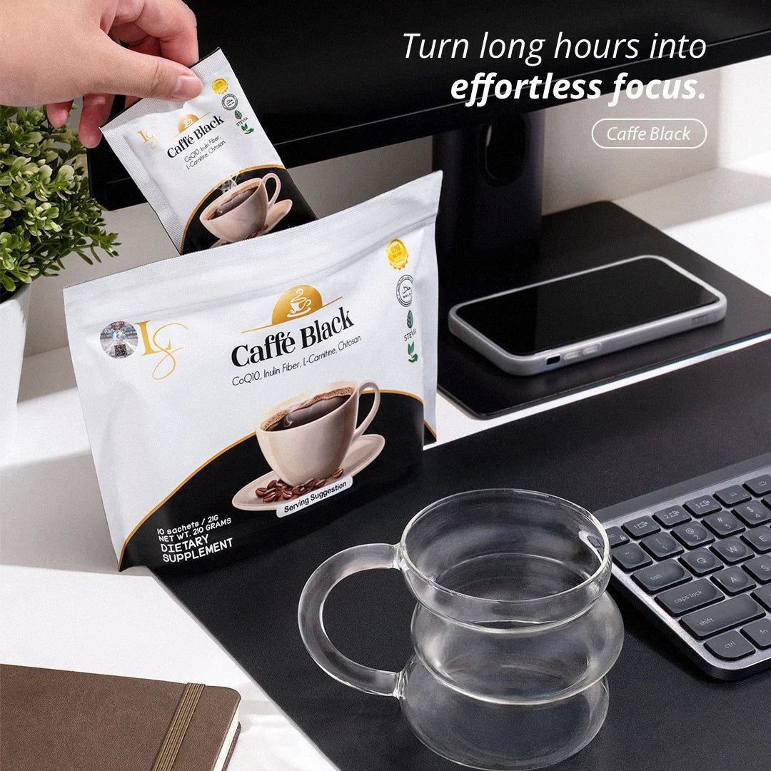 Luxe Slim Caffe Black
