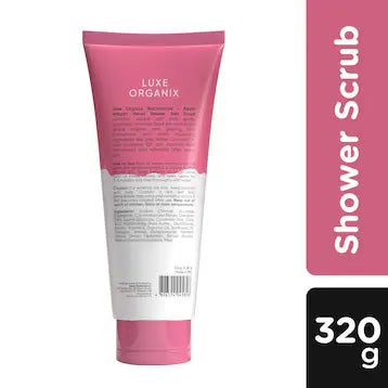 Luxe Organix Niacinamide + Alpha Arbutin Velvet Shower Salt Scrub 320g