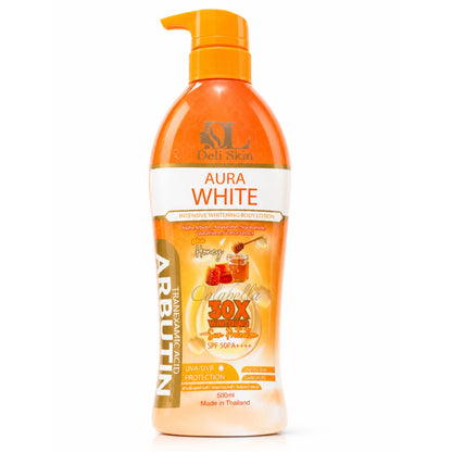 Deli Skin Aura White Intensive Whitening Body Lotion SPF50 PA++++ 500ml