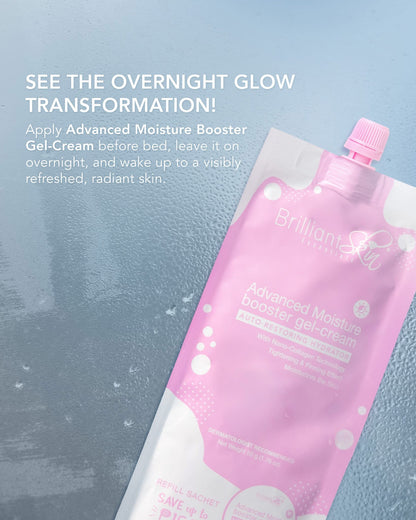 Brilliant Skin Advanced Moisture Booster Gel-Cream (50g Refill)