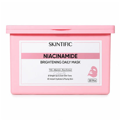 SKINTIFIC Niacinamide Brightening Daily Mask 30 Sheets