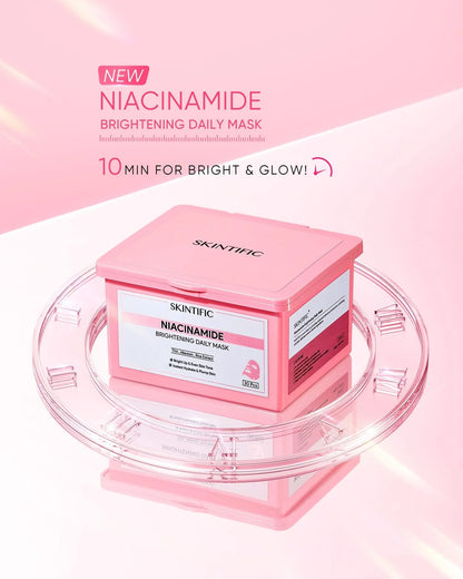 SKINTIFIC Niacinamide Brightening Daily Mask 30 Sheets