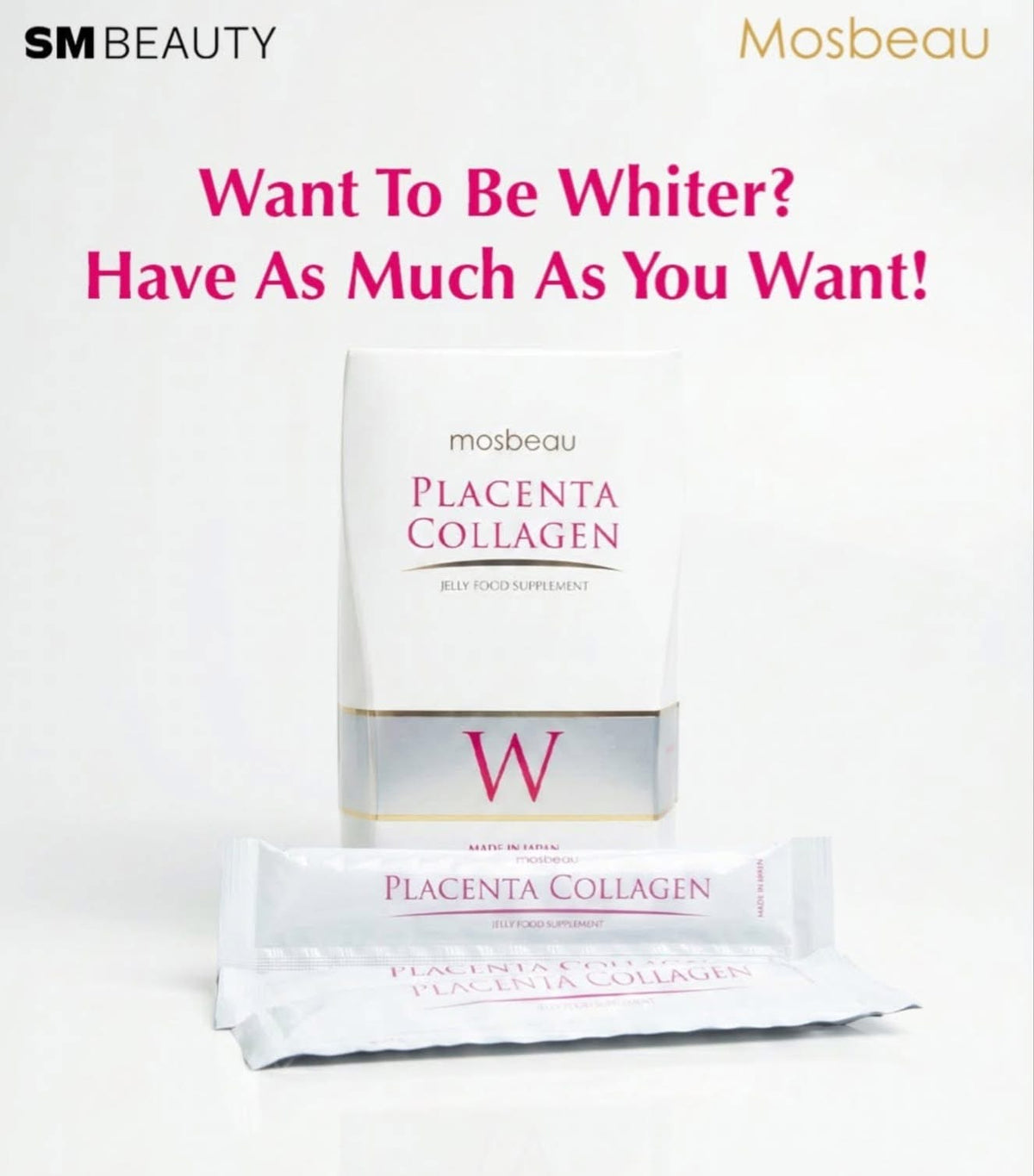 Mosbeau PLACENTA COLLAGEN JELLY SUPPLEMENT 30 Sachets / 15000mg