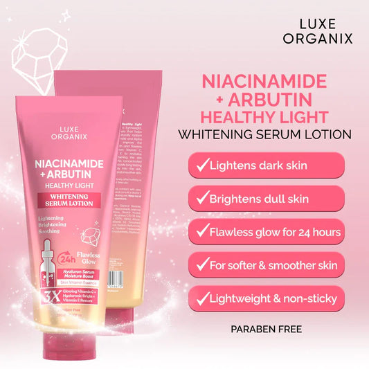 Luxe Organix Niacinamide + Arbutin Whitening Serum Lotion 350ml