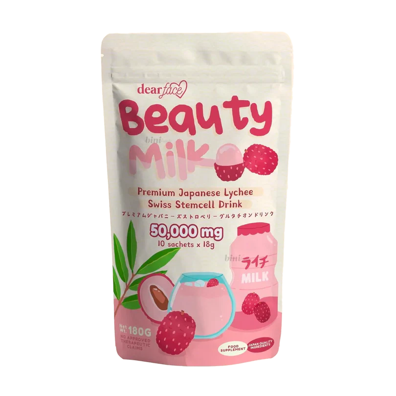Dear Face Beauty Milk Lychee Swiss Stemcell Drink 180g