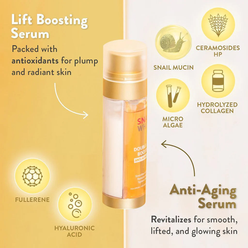 SNAILWHITE Double Boosting Anti-Aging Serum