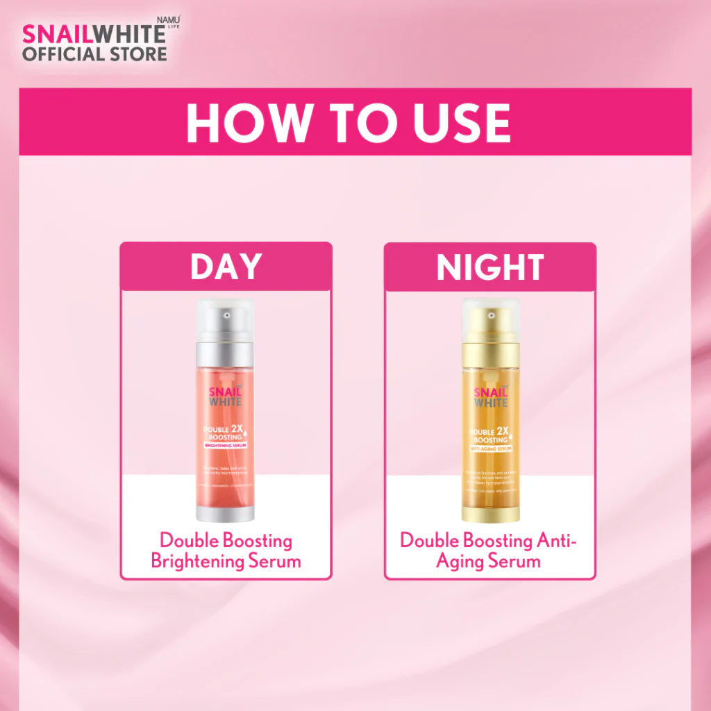 SNAILWHITE Double Boosting Anti-Aging Serum