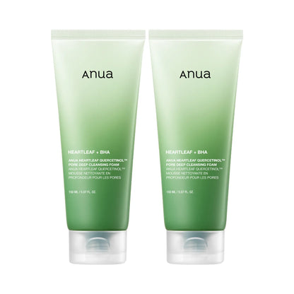 Anua Heartleaf Quercetinol Pore Deep Cleansing Foam + BHA