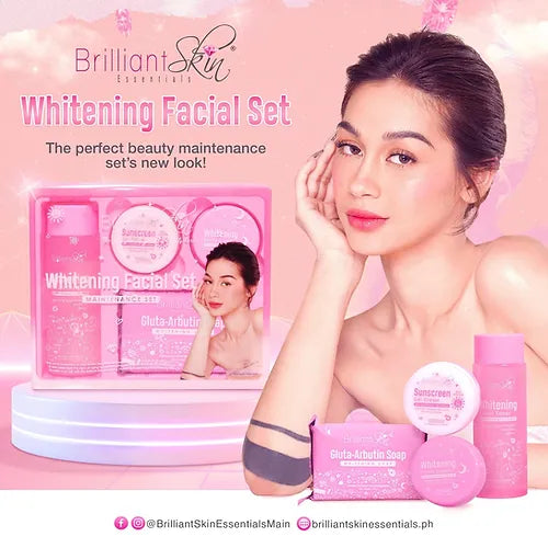 Brilliant Whitening Facial Set Maintenance Set