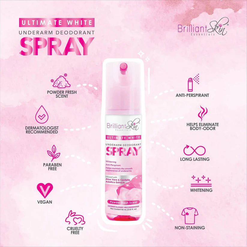 Brilliant Skin Ultimate White Underarm Deo Spray 60 ml