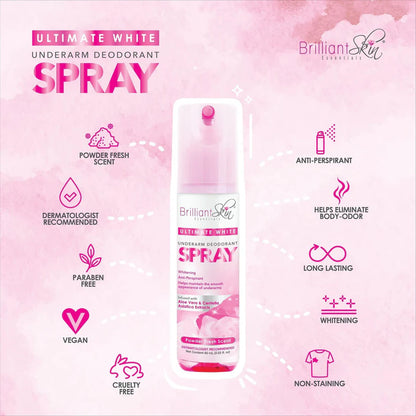 Brilliant Skin Ultimate White Underarm Deo Spray 60 ml