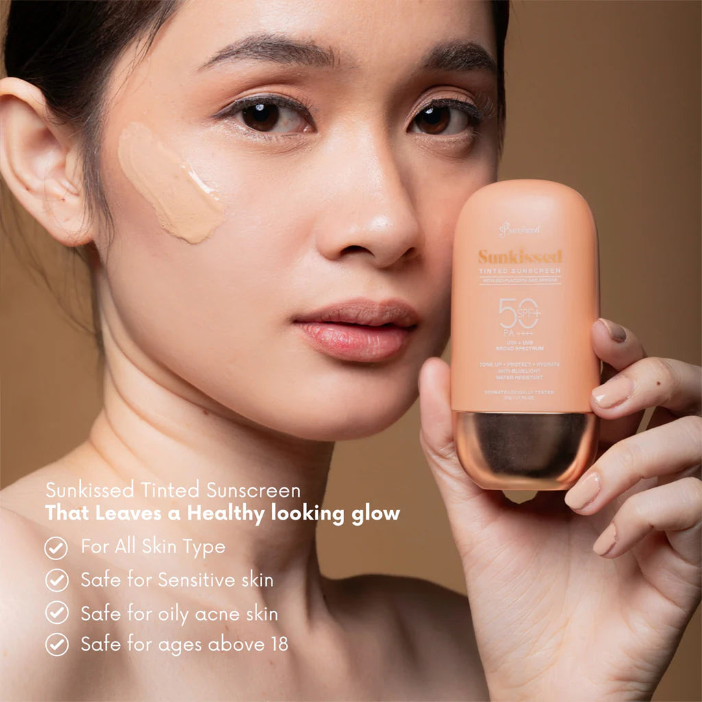 Barefaced Sunkissed Tinted Sunscreen SPF 50 PA ++++ 50g