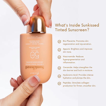 Barefaced Sunkissed Tinted Sunscreen SPF 50 PA ++++ 50g