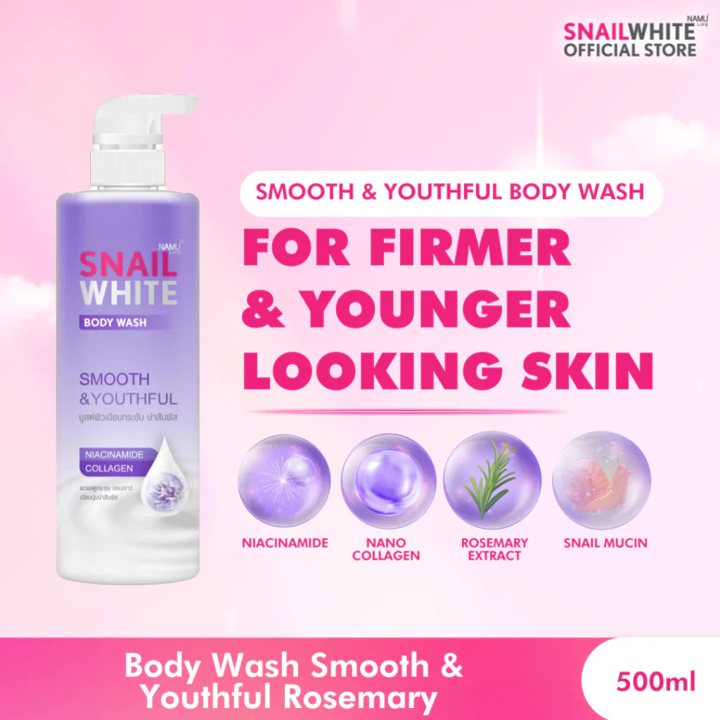 Snail white Body Wash Smooth & Youthful