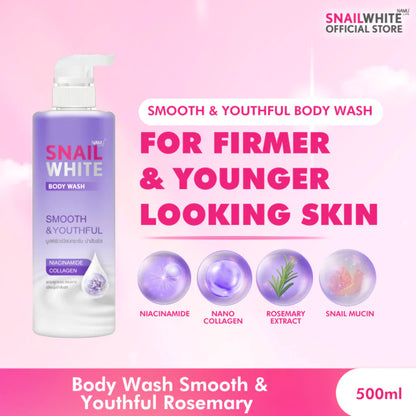 Snail white Body Wash Smooth & Youthful