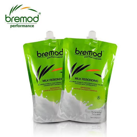 BREMOD Milk Rebonding Set (Step 1 Hair Straightening & Step 2Hair Neutralizing)