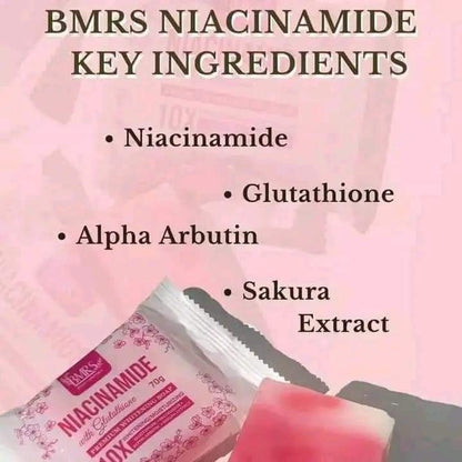 BMRS Niacinamide Soap with Glutathione 70g