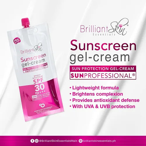 Brilliant Sunscreen Gel Cream SPF 30 50g