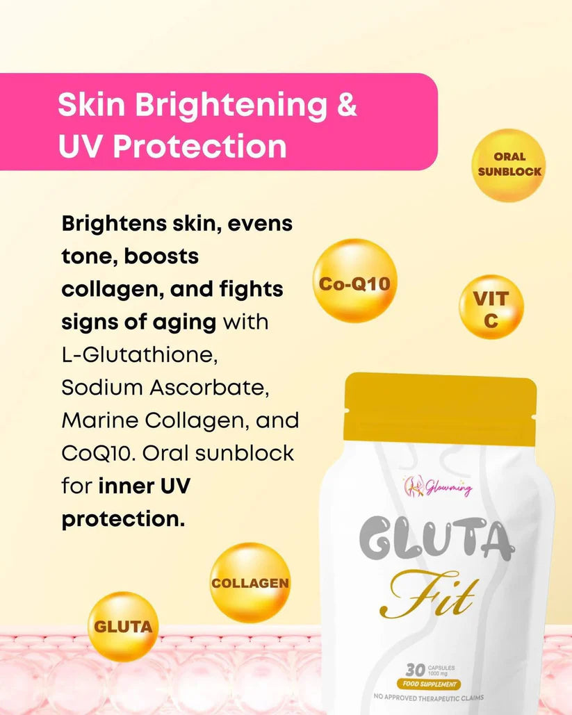 Glowming Gluta Fit by Cris Cosmetics (30 caps)