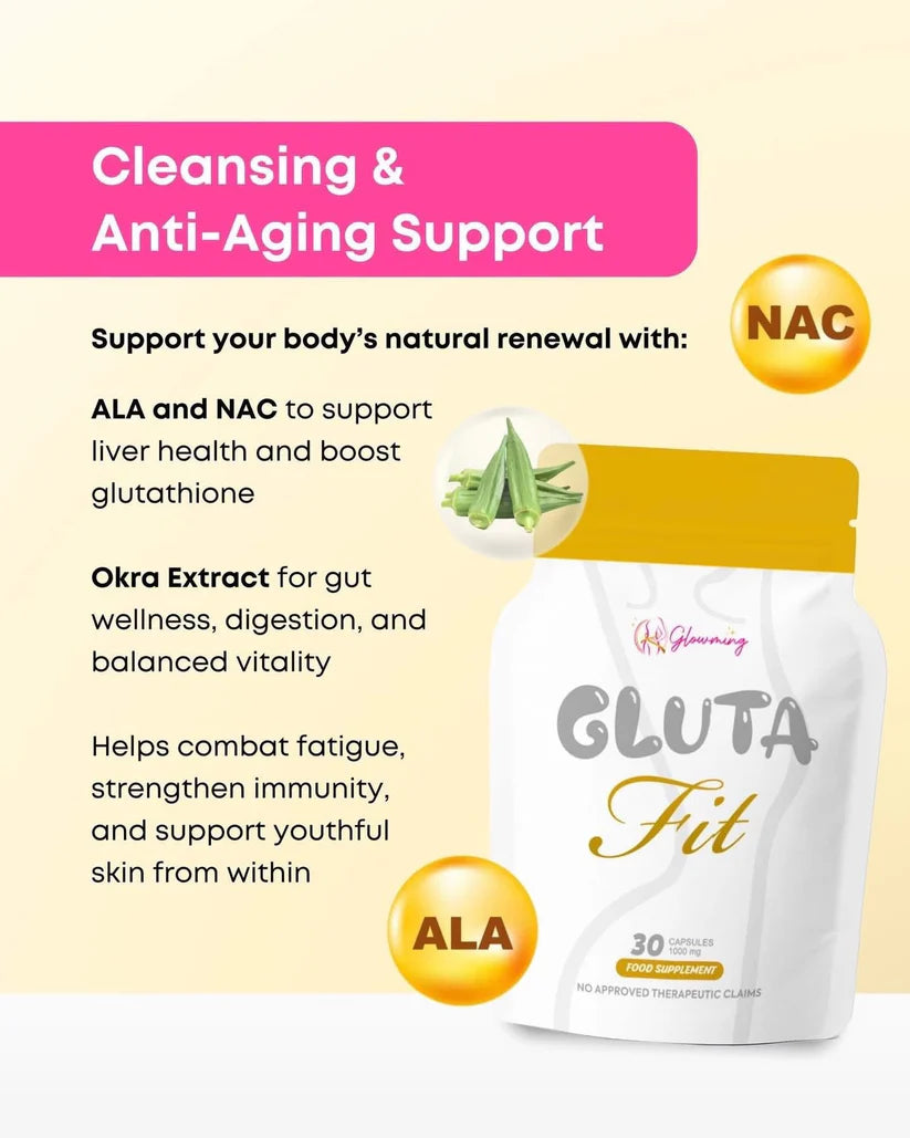 Glowming Gluta Fit by Cris Cosmetics (30 caps)
