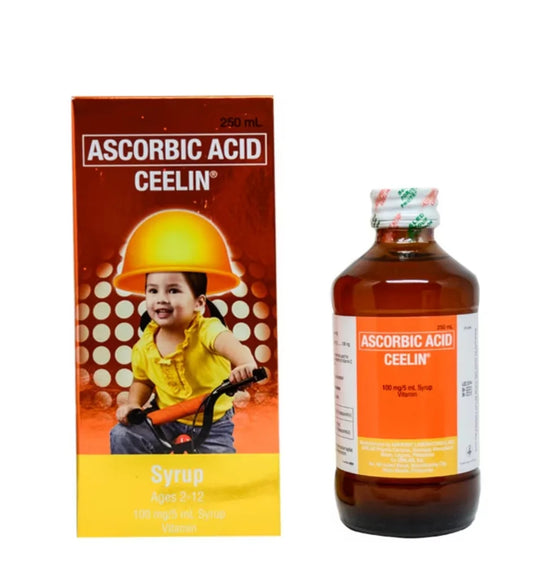 Ceelin Ascorbic Acid Syrup (for 2-12yrs old) - 250ml