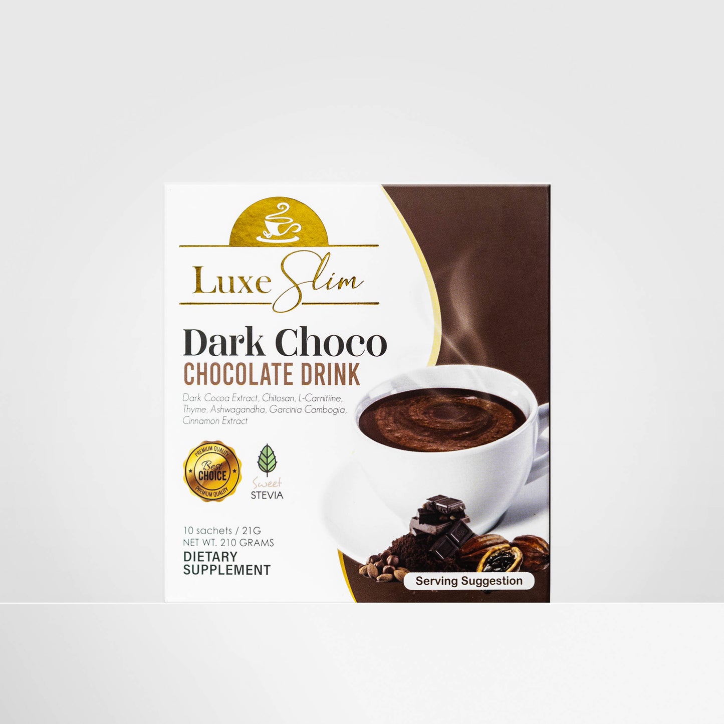 Luxe Slim Dark Choco 210g