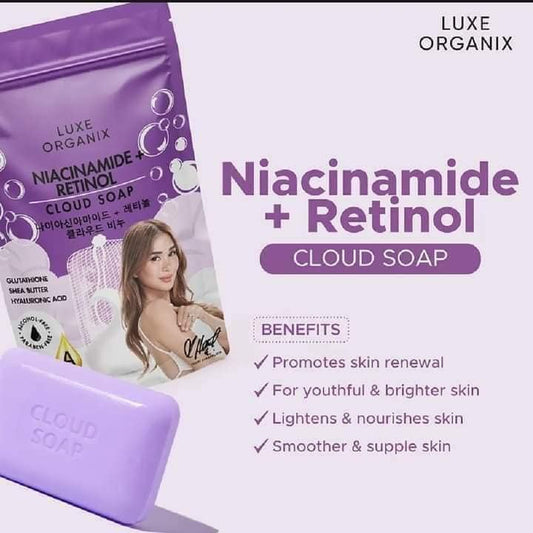 Luxe Organix Niacinamide + Retinol Cloud Soap