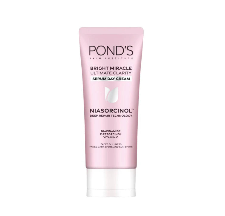 PONDS Bright Miracle Serum Burst Ultimate Clarity with Niasorcinol Serum Day Cream 40g