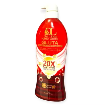 Deli Skin Nano White GLUTA Intensive Whitening Lotion SPF 50 (500 ml)