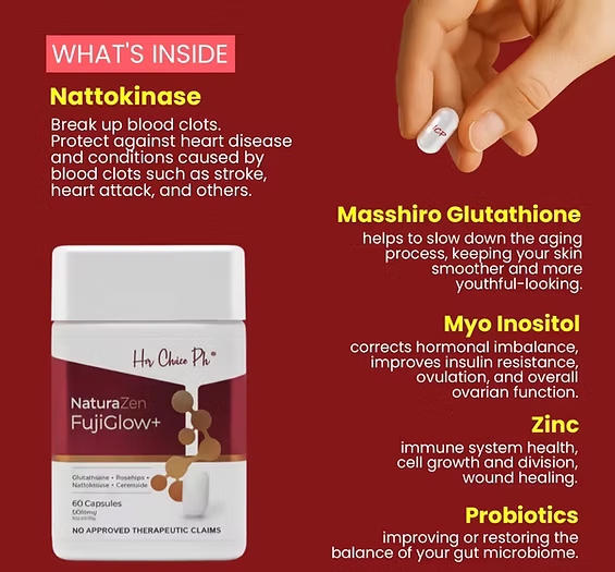 Her Choice PH NaturaZen FujiGlow+ Capsules | 60capsules