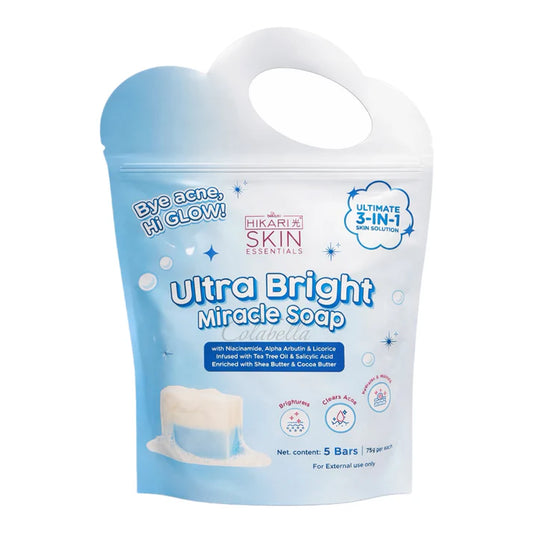Hikari Skin Ultra Bright Miracle Soap 5 Bars 75g