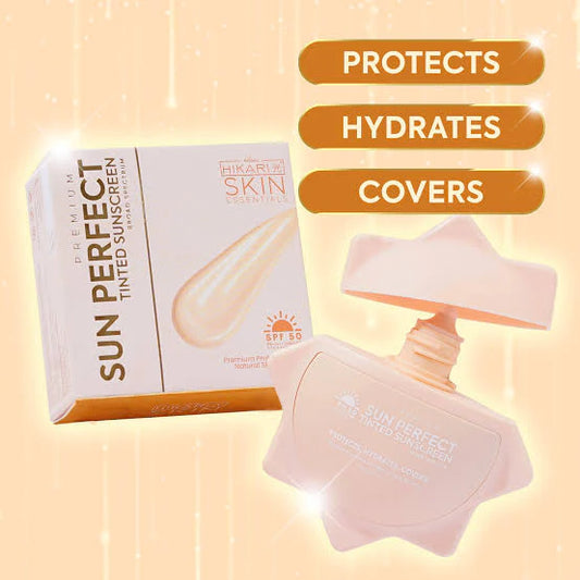 Hikari Premium Sun Perfect Tinted Sunscreen 50 ml
