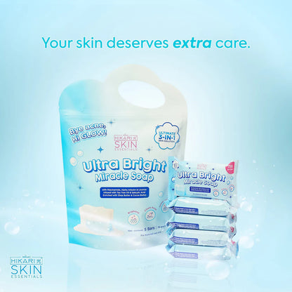 Hikari Skin Ultra Bright Miracle Soap 5 Bars 75g