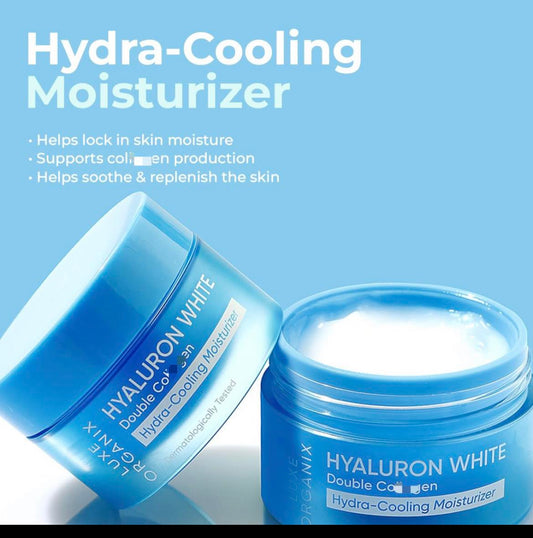 Luxe Organix Hyaluron White Double Collagen Hydra Cooling Moisturizer