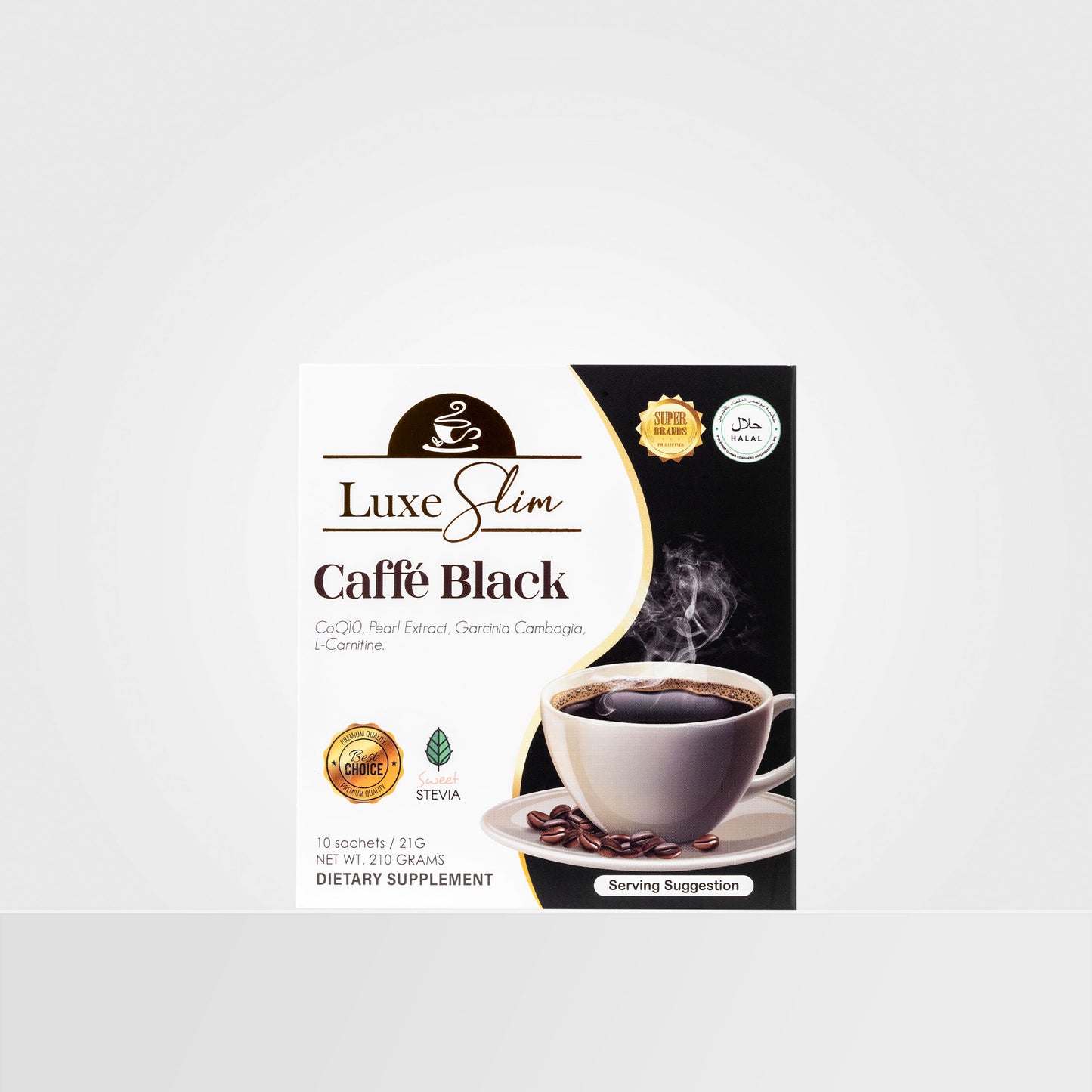 Luxe Slim Caffe Black