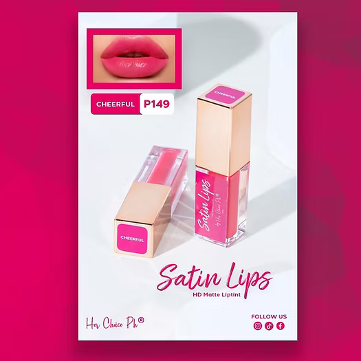 Her Choice PH Satin Lips Matte Liptint 5ML (Choose Shade)