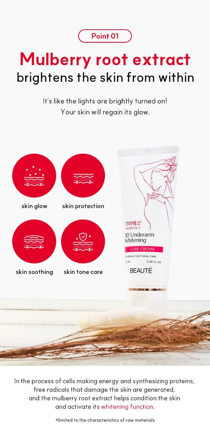 Melasma-X 3D Underarm Whitening Cure Cream 100ml